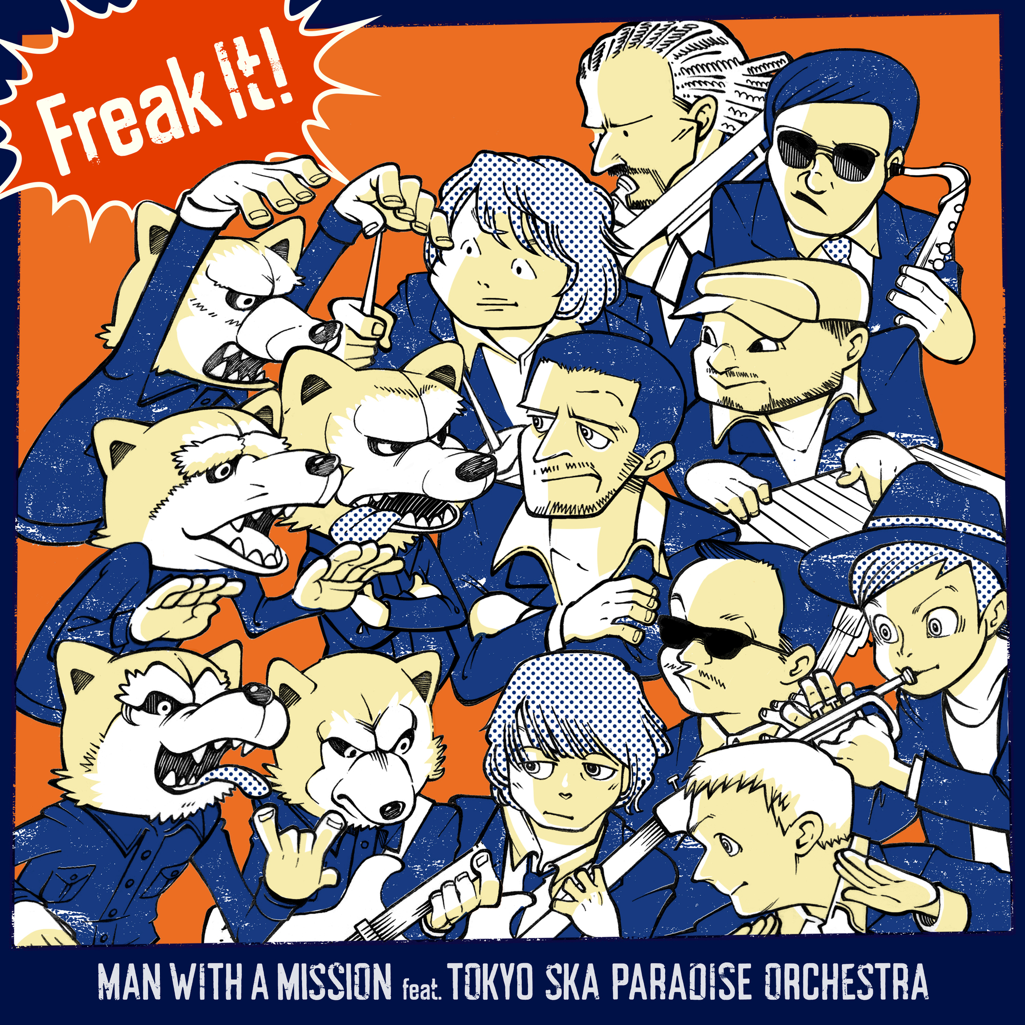 Freak It Feat 東京スカパラダイスオーケストラ のジャケ写大公開 Man With A Mission