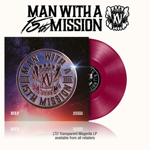 【未視聴】MAN WITH A MISSION レコード　LP マンウィズ 9月19日、Century Media Recordsより「XV EP ACROSS THE GLOBE