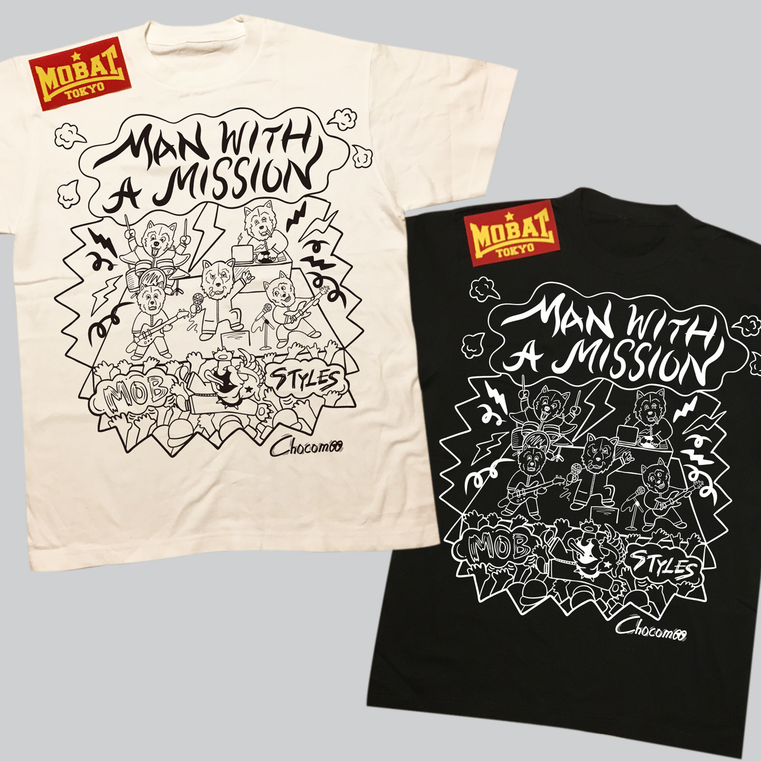 MAN WITH A MISSON x MOBSTYLESコラボTシャツ第三弾！ | MAN WITH A MISSION