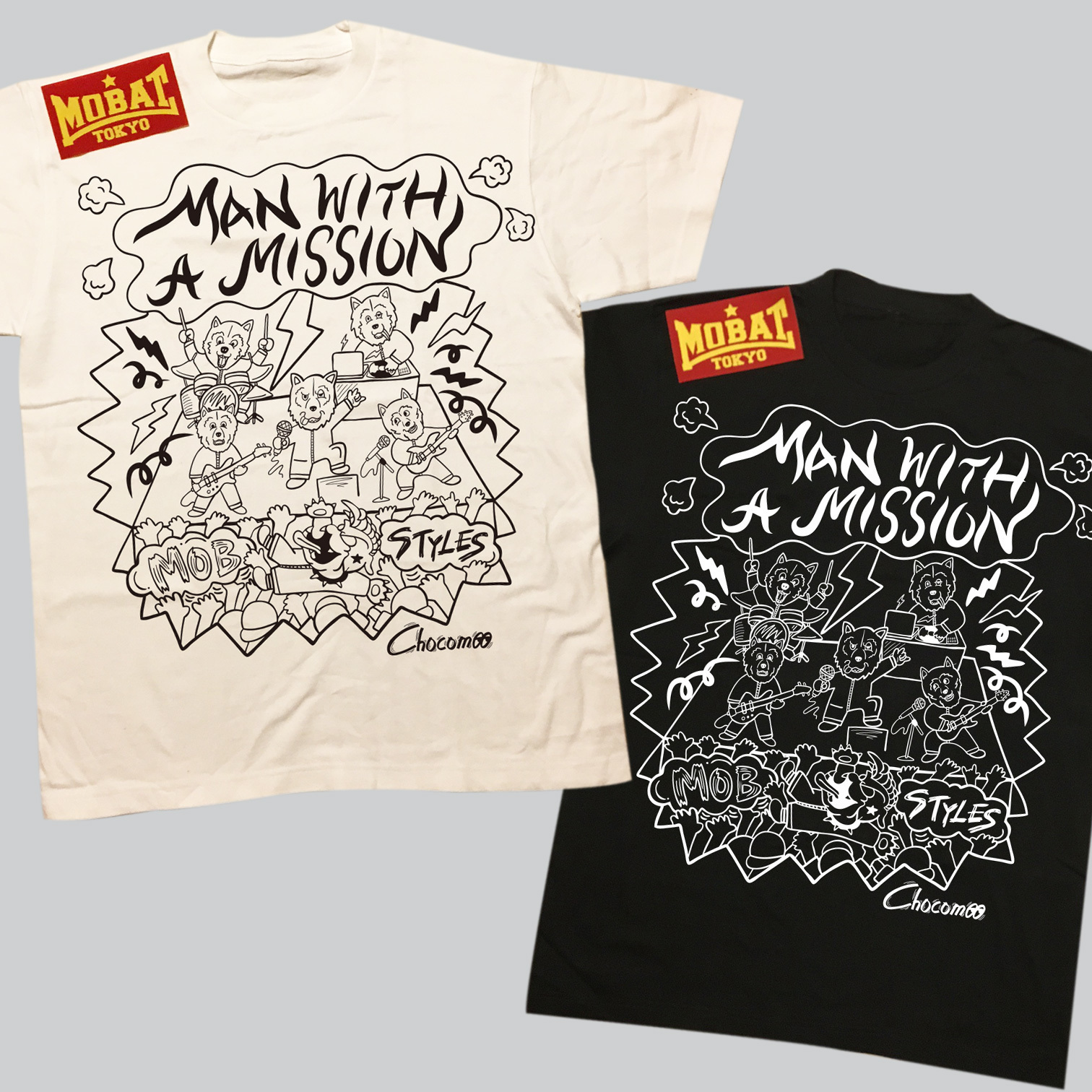 Man With A Misson X Mobstylesコラボtシャツ第三弾 Man With A Mission